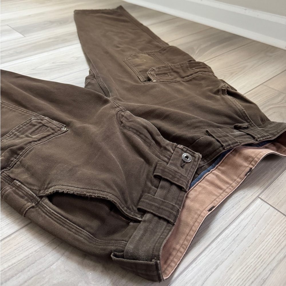 Duluth Trading Co. Men’s Cargo Canvas Pants (brown)